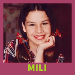 This is the Avatar Image for the Mili Chiquititas AI Voice and Text to Speech Generator